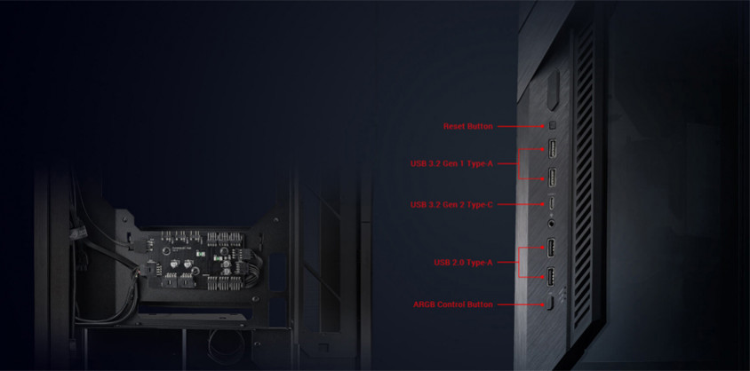 Asus ROG Z11 GR101 Mini-ITX Mini Tower Gaming Kasa