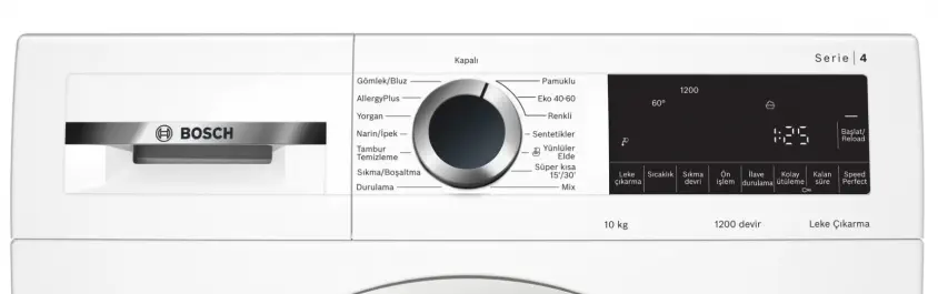 Bosch WGA252X0TR A+++ 10 Kg Çamaşır Makinesi