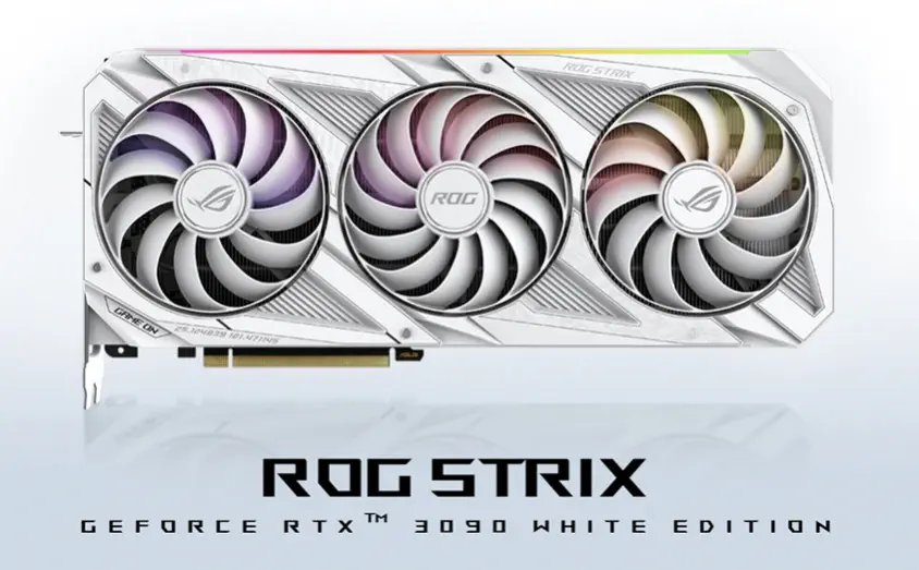 Asus ROG Strix GeForce RTX 3090 OC White Gaming Ekran Kartı