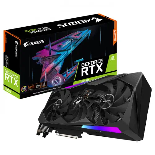 Gigabyte Aorus GeForce RTX 3070 Master 8G LHR Gaming Ekran Kartı