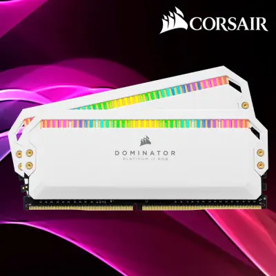 Corsair Dominator Platinum RGB CMT16GX4M2Z3200C16W 16GB DDR4 3200MHz Gaming Ram