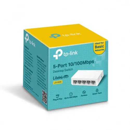 Tp-Link LS1005 10/100 Mbps 5 Port Switch 