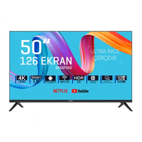 SABA SB50F350 50 inç 126 Ekran Android Smart LED TV