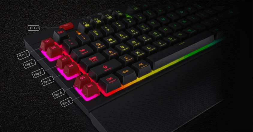 Redragon K512 Shiva RGB Mekanik Hisli Kablolu Gaming Klavye
