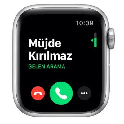 Apple Watch Seri 5 40mm GPS Silver Alüminyum Kasa ve Beyaz Spor Kordon MWV62TU/A