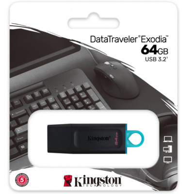 Kingston Data Traveler Exodia DTX/64GB  Flash Bellek