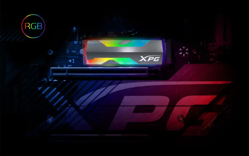 XPG Spectrix S20G AS20G-500G-C 500GB RGB NVMe PCIe M.2 SSD Disk