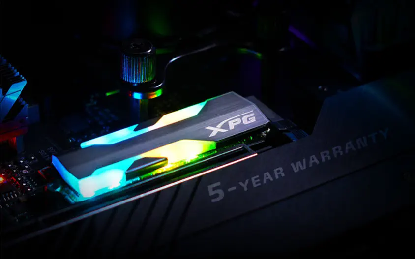 XPG Spectrix S20G AS20G-500G-C 500GB RGB NVMe PCIe M.2 SSD Disk