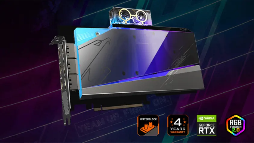 Gigabyte Aorus GeForce RTX 3080 Xtreme WaterForce WB 10G LHR Gaming Ekran Kartı