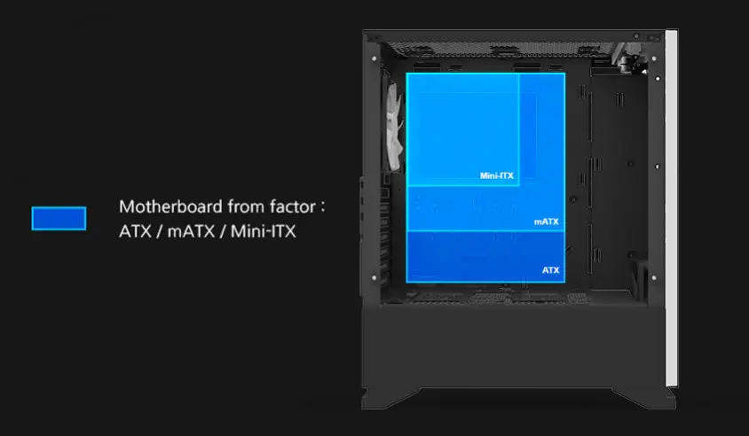 Zalman S5 Black ATX Mid-Tower Gaming Kasa