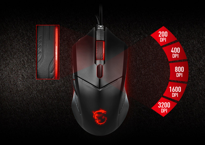 MSI Clutch GM08 Kablolu Gaming Mouse