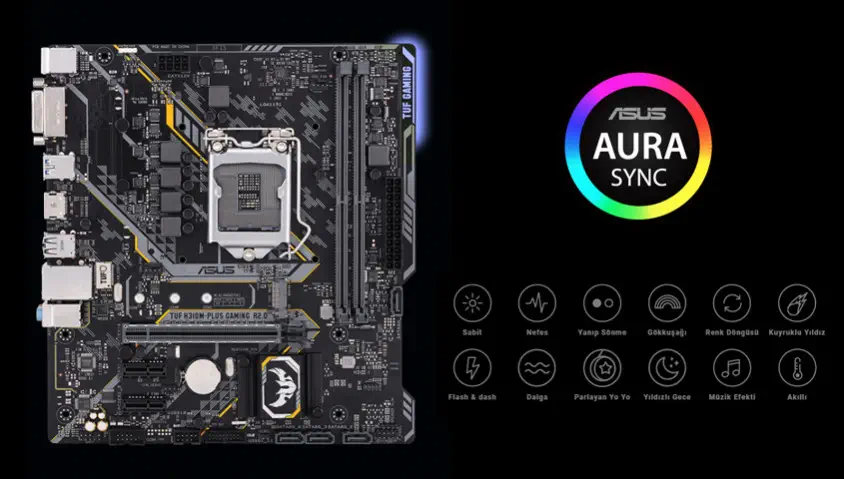 Asus TUF H310M-Plus Gaming R2.0 Gaming Anakart