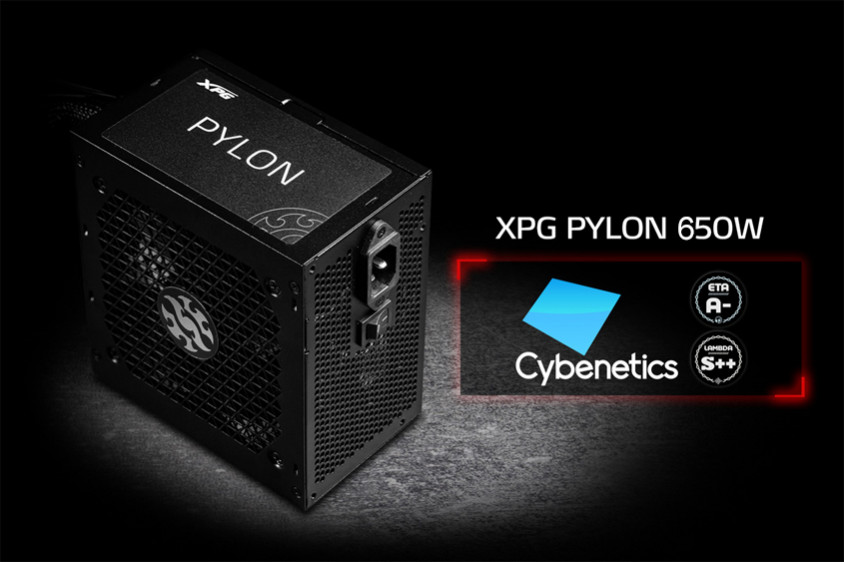XPG Pylon 650B-BKCEU 650W 80 Plus Bronze 120mm Gaming Power Supply ...