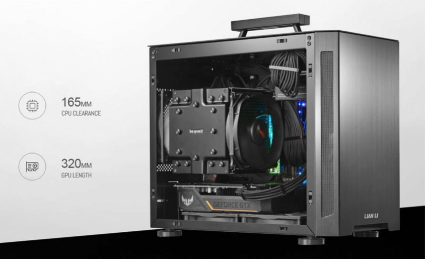 Lian Li PC-TU150 TU150WX Mini-ITX Cube Gaming Kasa