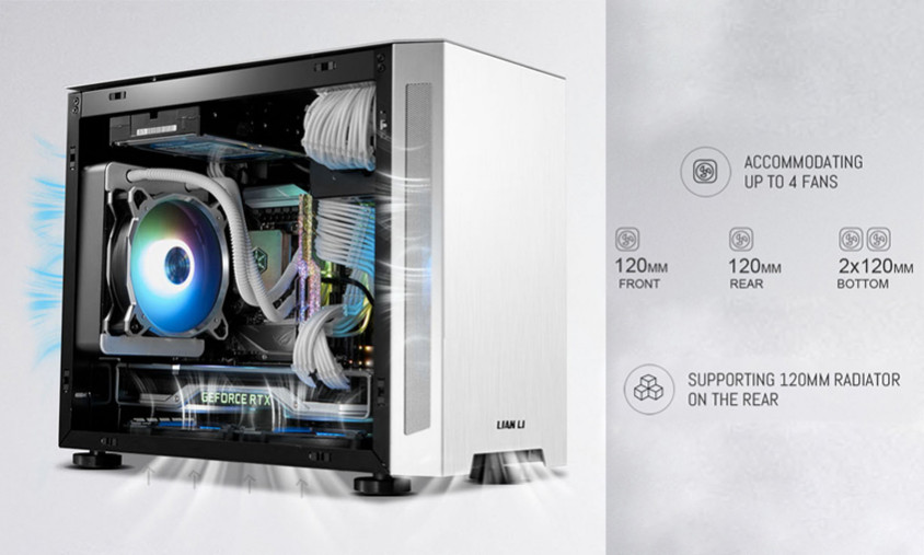 Lian Li PC-TU150 TU150WX Mini-ITX Cube Gaming Kasa