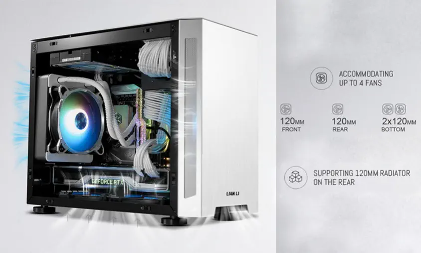 Lian Li TU150WA Gümüş Mini-Tower Mini-ITX Cube Gaming (Oyuncu) Kasa