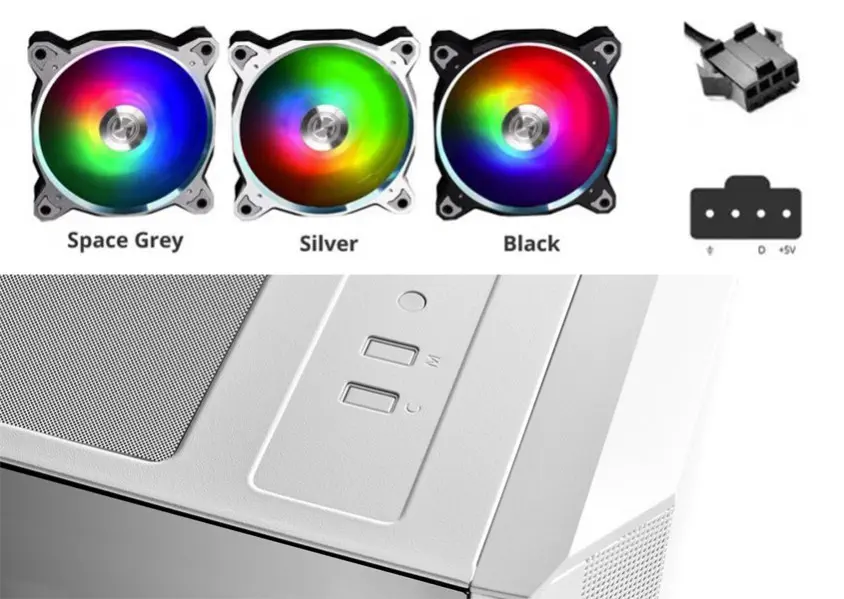 Lian Li 011 Lancool II Mesh Beyaz RGB Mid-Tower E-ATX Gaming Kasa