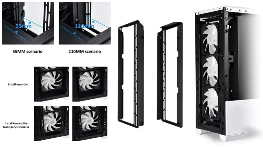 Lian Li 011 Lancool II Mesh Beyaz RGB Mid-Tower E-ATX Gaming Kasa