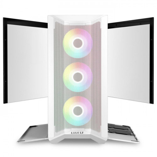 Lian Li 011 Lancool II Mesh Beyaz RGB Mid-Tower E-ATX Gaming (Oyuncu) Kasa (G99.LAN2MRS.50)
