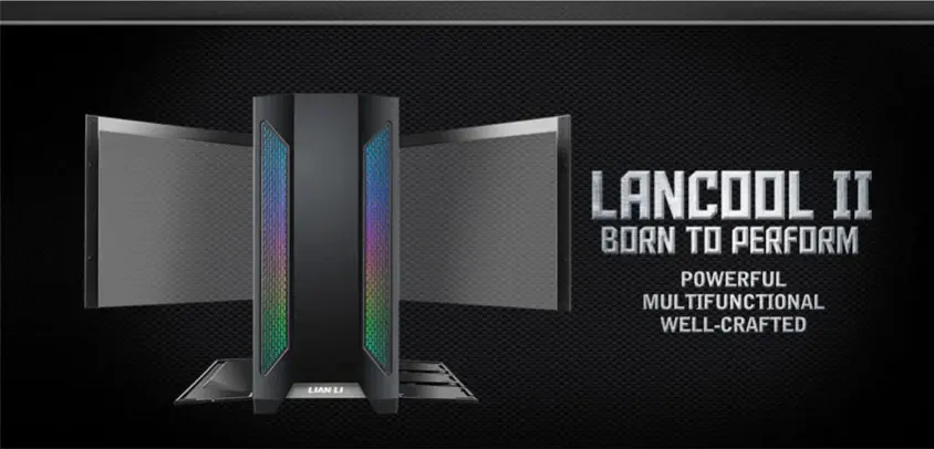 Lian Li Lancool II Siyah Mid-Tower E-ATX Gaming (Oyuncu) Kasa