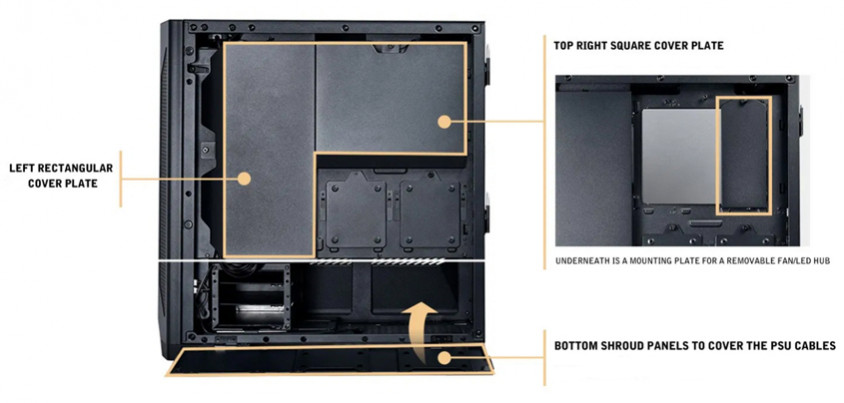 Lian Li Lancool II - X Black E-ATX Mid-Tower Gaming Kasa