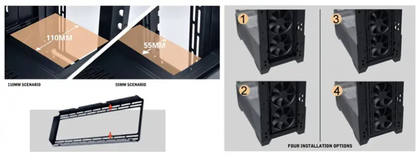 Lian Li Lancool II Siyah Mid-Tower E-ATX Gaming (Oyuncu) Kasa
