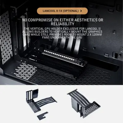 Lian Li Lancool II Siyah Mid-Tower E-ATX Gaming (Oyuncu) Kasa