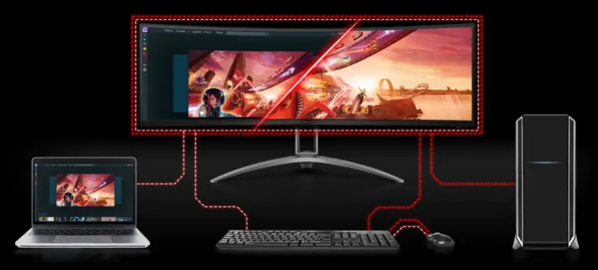 AOC AG493UCX 49″ VA DQHD Curved Gaming Monitör