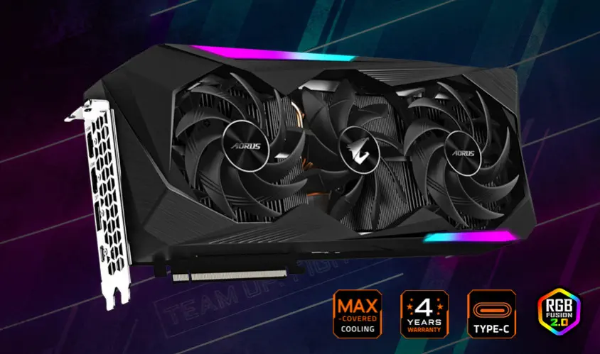 Gigabyte Aorus Radeon RX 6800 XT Master Type-C 16G Gaming Ekran Kartı