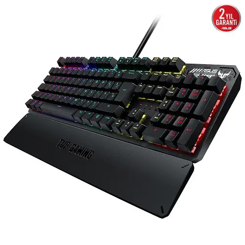 Asus TUF Gaming K3 Red Switch Mekanik Kablolu Gaming Klavye