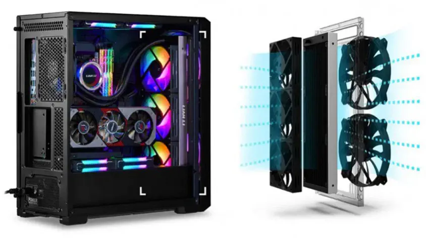 Lian Li Lancool 215 Mesh Siyah ARGB Mid-Tower E-ATX Gaming (Oyuncu) Kasa (G99.LAN215X.00)