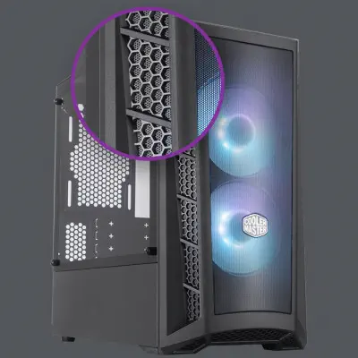 Cooler Master MasterBox MB311L ARGB MCB-B311L-KGNB60-SV4 600W mATX Mini Tower Gaming Kasa