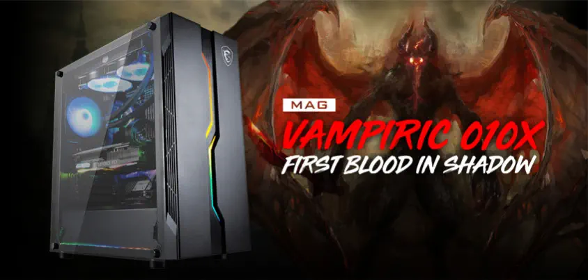 MSI MAG Vampiric 010X ATX Mid-Tower Gaming Kasa
