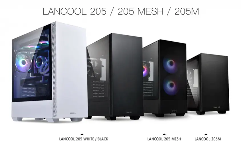 Lian Li Lancool 205 Beyaz Mid-Tower ATX Gaming Kasa