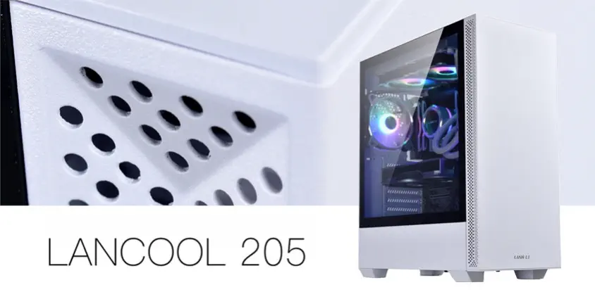 Lian Li Lancool 205 Beyaz Mid-Tower ATX Gaming Kasa