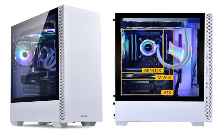 Lian Li Lancool 205 Beyaz Mid-Tower ATX Gaming Kasa