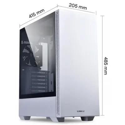 Lian Li Lancool 205 Beyaz Mid-Tower ATX Gaming Kasa