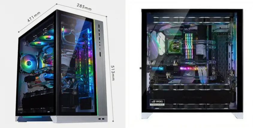 Lian Li O11 Dynamic XL ROG Certified Beyaz RGB Full-Tower E-ATX Gaming (Oyuncu) Kasa (G99.O11DXL-W.00)