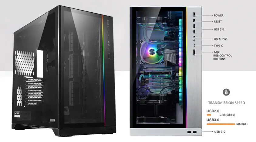 Lian Li O11 Dynamic XL ROG Certified Siyah RGB Full-Tower E-ATX Gaming (Oyuncu) Kasa (G99.O11DXL-X.00)