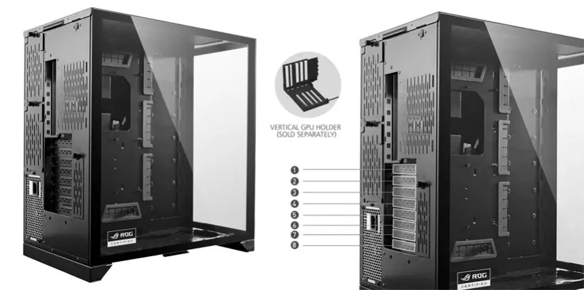 Lian Li O11 Dynamic XL ROG Certified Siyah RGB Full-Tower E-ATX Gaming (Oyuncu) OUTLET Kasa (G99.O11DXL-X.00)
