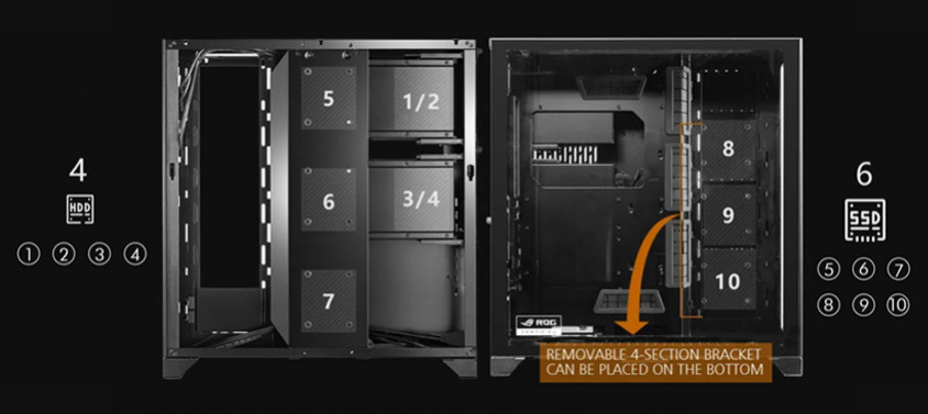 Lian Li O11 Dynamic XL ROG Certified Siyah RGB Full-Tower E-ATX Gaming (Oyuncu) Kasa (G99.O11DXL-X.00)