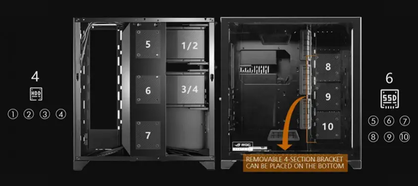 Lian Li O11 Dynamic XL ROG Certified Siyah RGB Full-Tower E-ATX Gaming (Oyuncu) OUTLET Kasa (G99.O11DXL-X.00)