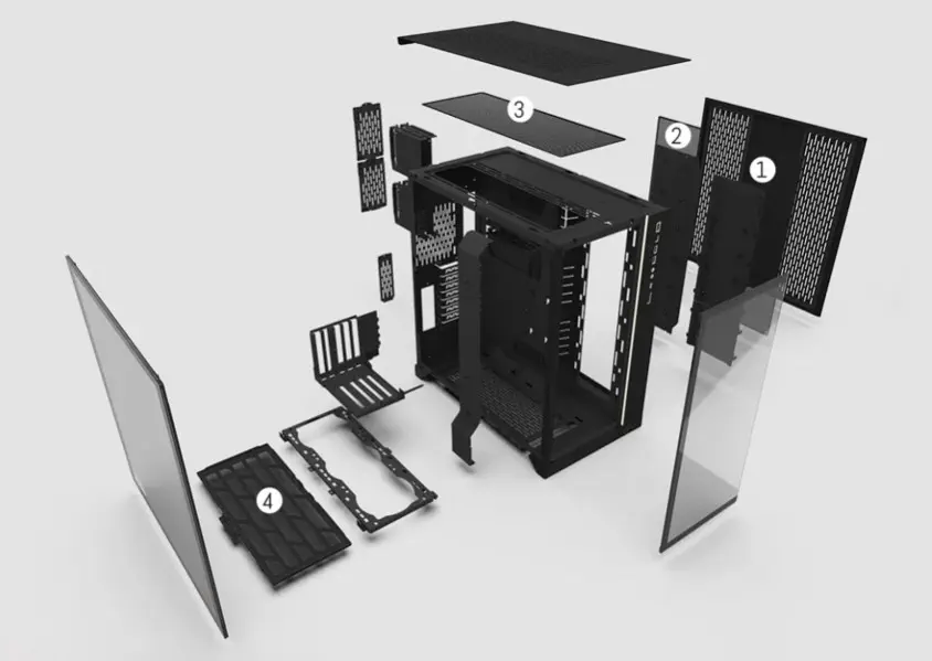 Lian Li O11 Dynamic XL ROG Certified Siyah RGB Full-Tower E-ATX Gaming (Oyuncu) OUTLET Kasa (G99.O11DXL-X.00)