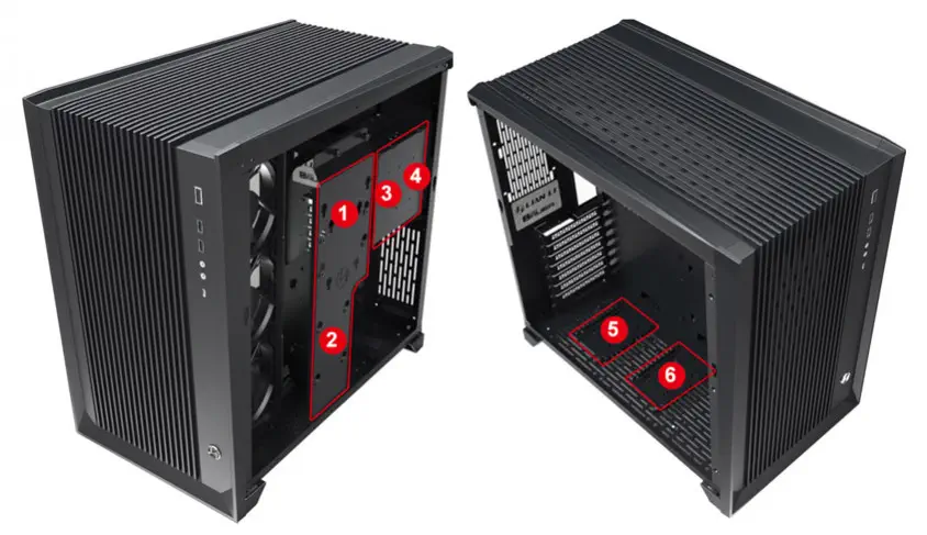 Lian Li PC-O11 Air E-ATX Mid-Tower Gaming Kasa