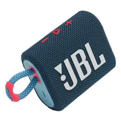 JBL Go 3 Mavi/Pembe Taşınabilir Bluetooth Hoparlör 