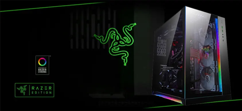 Lian Li PC-O11 Dynamic Razer Edition RGB ATX Gaming (Oyuncu) Kasa (G99.O11DX.40)