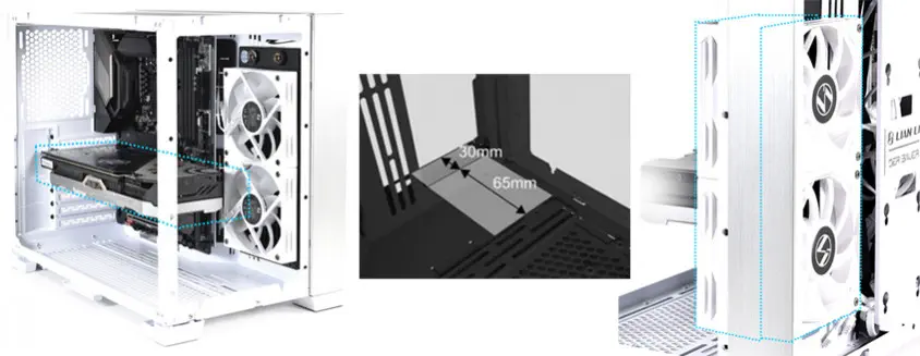 Lian Li O11 Dynamic Mini Beyaz Mid-Tower ATX Gaming (Oyuncu) Kasa (G99.O11DW.00)