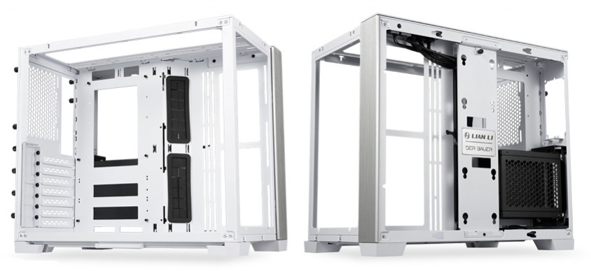Lian Li O11 Dynamic Mini White O11D MINI-W ATX Mini-Tower Gaming Kasa