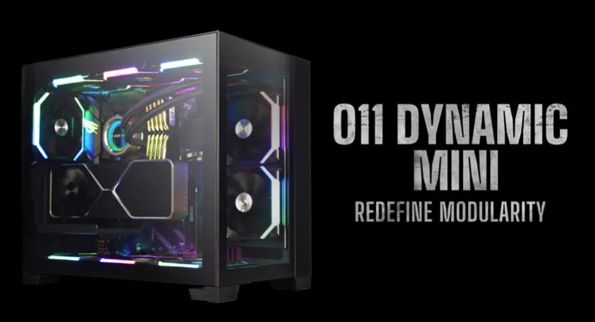 Lian Li O11 Dynamic Mini Siyah Midi-Tower ATX Gaming (Oyuncu) Kasa (G99.O11DMI-X.00)
