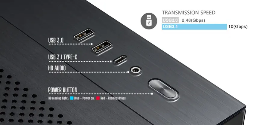 Lian Li 011 Dynamic Mini Siyah Midi-Tower ATX Gaming (Oyuncu) Kasa (G99.O11DMI-X.00)